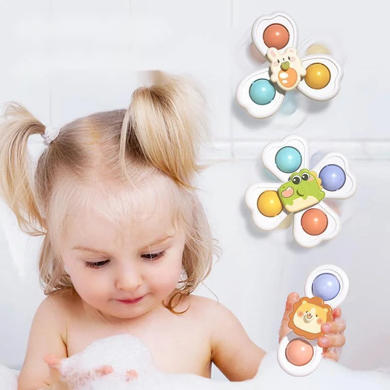 Baby Suction Cup Spinner Travel Toy