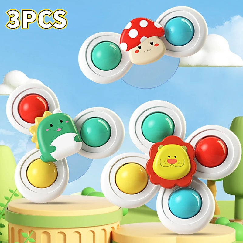 Baby Suction Cup Spinner Travel Toy