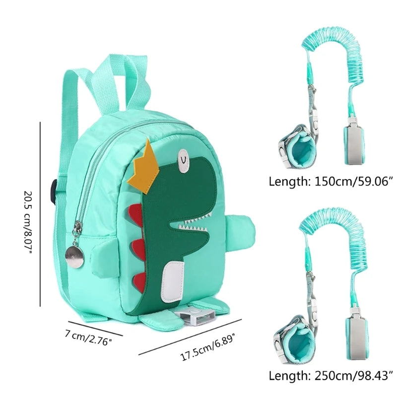 Toddler Cartoon Backpack with Safety Harness