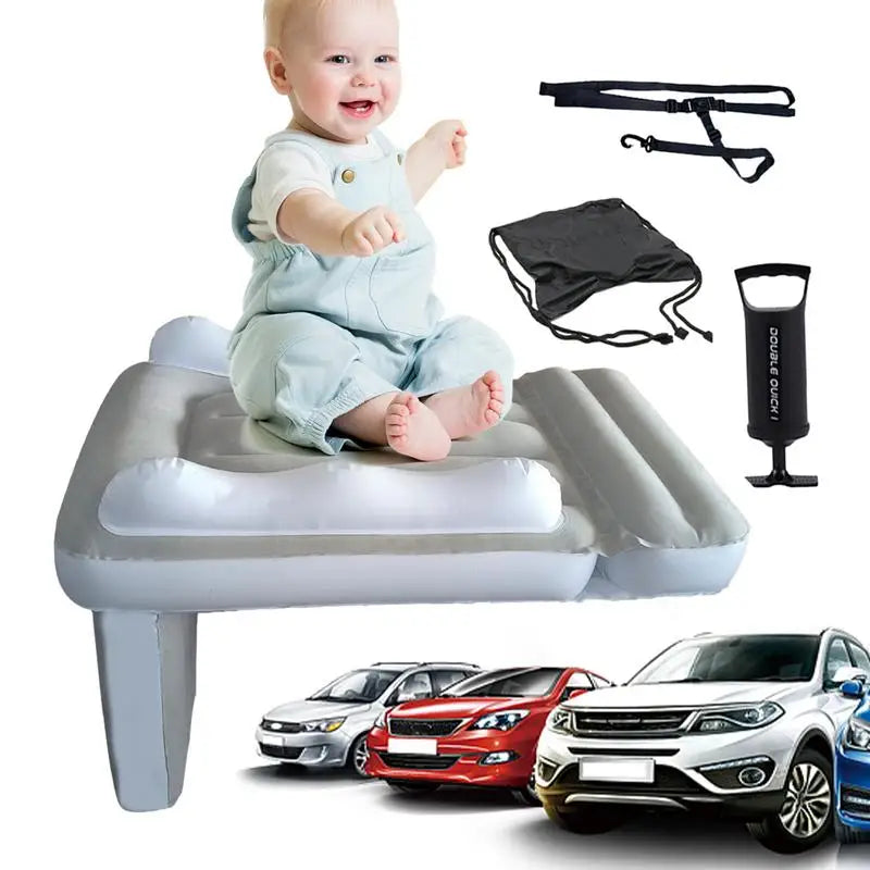 Inflatable Airplane Mattress Travel Bed for Little Ones