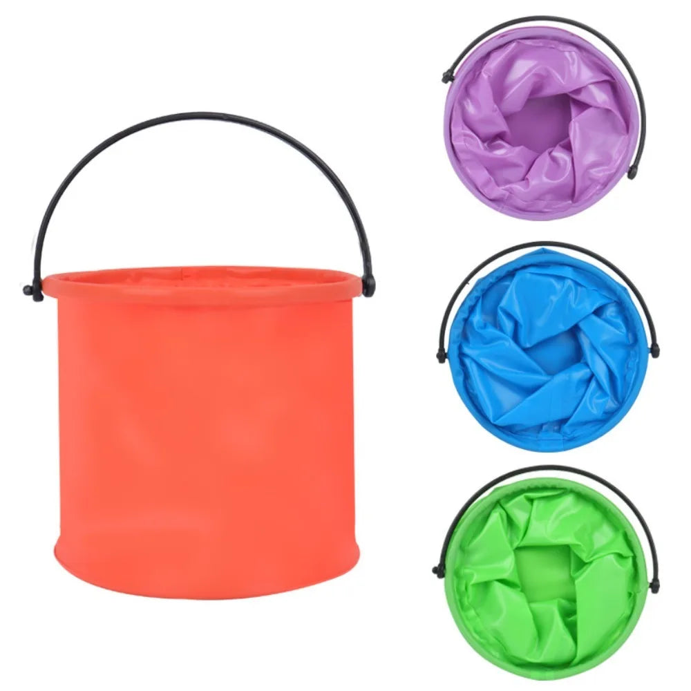 Collapsible Beach Sand Toy Bucket