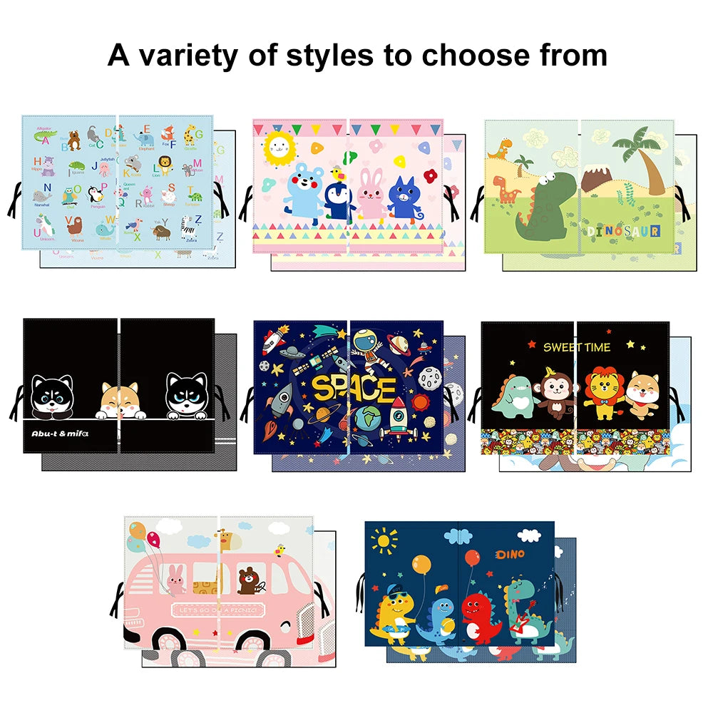 Car Cartoon Magnet Side Window Sunshade