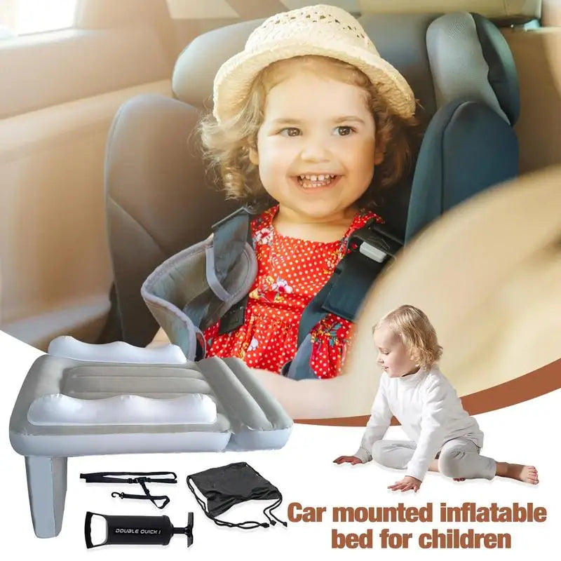 Inflatable Airplane Mattress Travel Bed for Little Ones